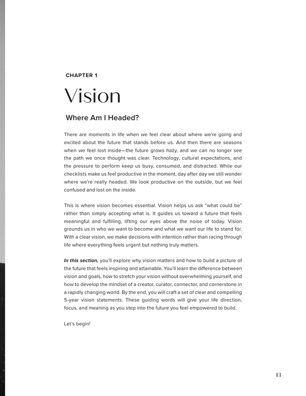 Uncover Your Purpose & Identity — Chapter One preview